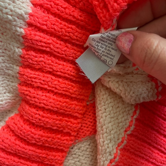 J. Crew Orange Twisted Stitch Sweater Size Small - Picture 10 of 12